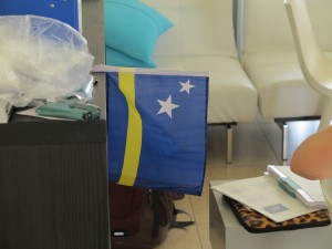 kleine Flagge von Curaçao